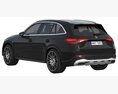Mercedes-Benz GLC Coupe 2023 3D-Modell wire render