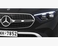 Mercedes-Benz GLC Coupe 2023 3D模型 侧视图