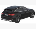 Mercedes-Benz GLC Coupe 2023 3D-Modell Draufsicht