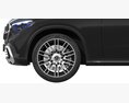 Mercedes-Benz GLC Coupe 2023 3D模型 正面图