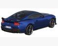 Ford Mustang Dark Horse 2024 3D模型 顶视图