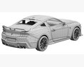 Ford Mustang Dark Horse 2024 3D 모델 