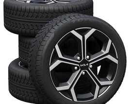 Kia Tires 3D 모델 