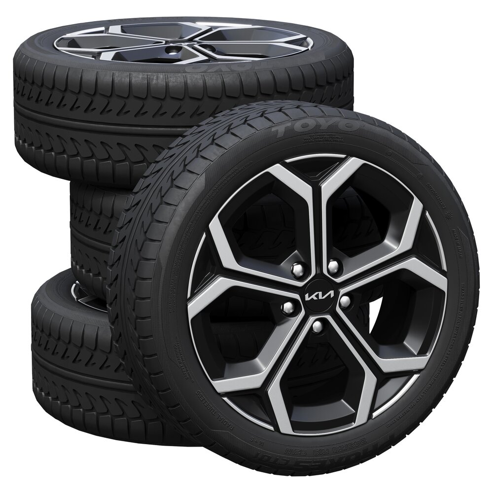 Kia Tires 3D-Modell