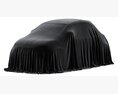 Compact Car Cover 3d model back view