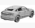 Audi Q8 Sportback E-tron 3D模型 seats