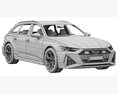 Audi RS6 Avant Performance 3D 모델 