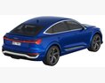 Audi SQ8 Sportback E-tron 3D-Modell Draufsicht