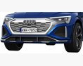 Audi SQ8 Sportback E-tron Modello 3D clay render