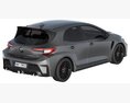 Toyota GR Corolla 2023 3D-Modell Draufsicht