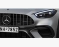 Mercedes-Benz C63S AMG E Performance 2023 3D模型 侧视图