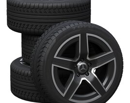 Mercedes Tires 8 3D-Modell