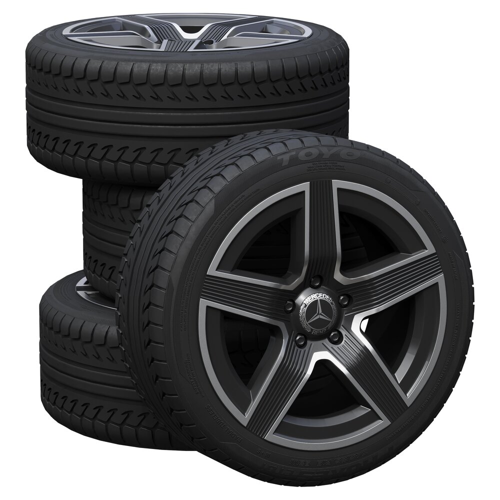Mercedes Tires 8 Modèle 3D