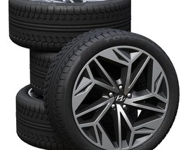 Hyundai Tires 3Dモデル