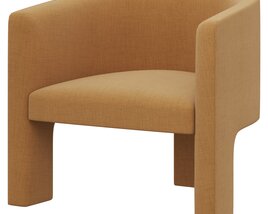 Restoration Hardware Ines Chair Modelo 3D