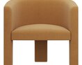 Restoration Hardware Ines Chair Modelo 3d