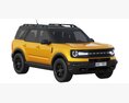 Ford Bronco Sport 3D 모델  back view