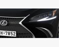 Lexus ES 2022 3D-Modell Seitenansicht