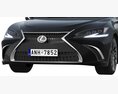 Lexus ES 2022 3D-Modell clay render