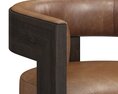 Restoration Hardware Elgin Leather Dining Chair Modèle 3d