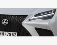 Lexus LS F-Sport 2022 Modello 3D vista laterale