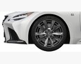 Lexus LS F-Sport 2022 3D模型 正面图