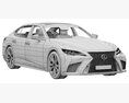 Lexus LS F-Sport 2022 3Dモデル seats