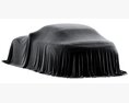 Coupe Car Cover 3D-Modell wire render