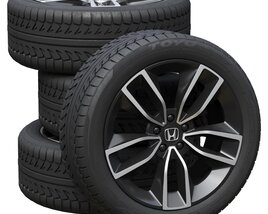 Honda Tires 3D 모델 