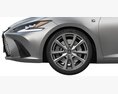 Lexus ES F-sport 2022 Modèle 3d vue frontale