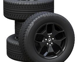 Ford Bronco Sport Wheels 3D 모델 