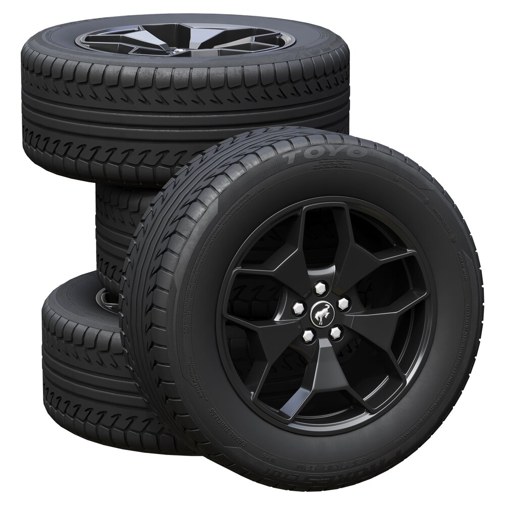 Ford Bronco Sport Wheels 3D 모델 