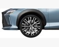Lexus RZ 450e 2023 3Dモデル front view