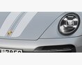 Porsche 911 Sport Classic 2023 Modello 3D vista laterale