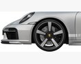 Porsche 911 Sport Classic 2023 3D模型 正面图