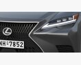 Lexus LS500h Hybrid 2022 3D-Modell Seitenansicht