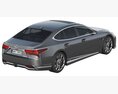 Lexus LS500h Hybrid 2022 Modelo 3D vista superior