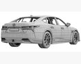 Lexus LS500h Hybrid 2022 3D模型