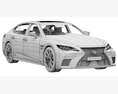 Lexus LS500h Hybrid 2022 3D 모델 