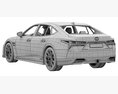 Lexus LS500h Hybrid 2022 3D模型