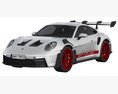 Porsche 911 GT3 RS 2022 3D модель