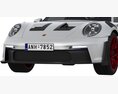 Porsche 911 GT3 RS 2022 Modello 3D clay render