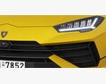Lamborghini Urus Performante 3D模型 侧视图