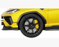 Lamborghini Urus Performante Modello 3D vista frontale
