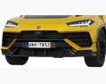 Lamborghini Urus Performante 3D модель clay render