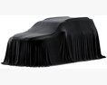 SUV Car Cover 3D 모델  back view