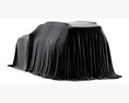 SUV Car Cover 3D 모델  wire render