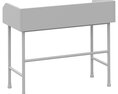 Ikea HAUGA Desk Modèle 3d