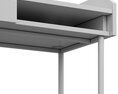Ikea HAUGA Desk 3d model
