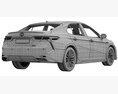 Toyota Camry XSE Hybrid 2023 3D модель seats